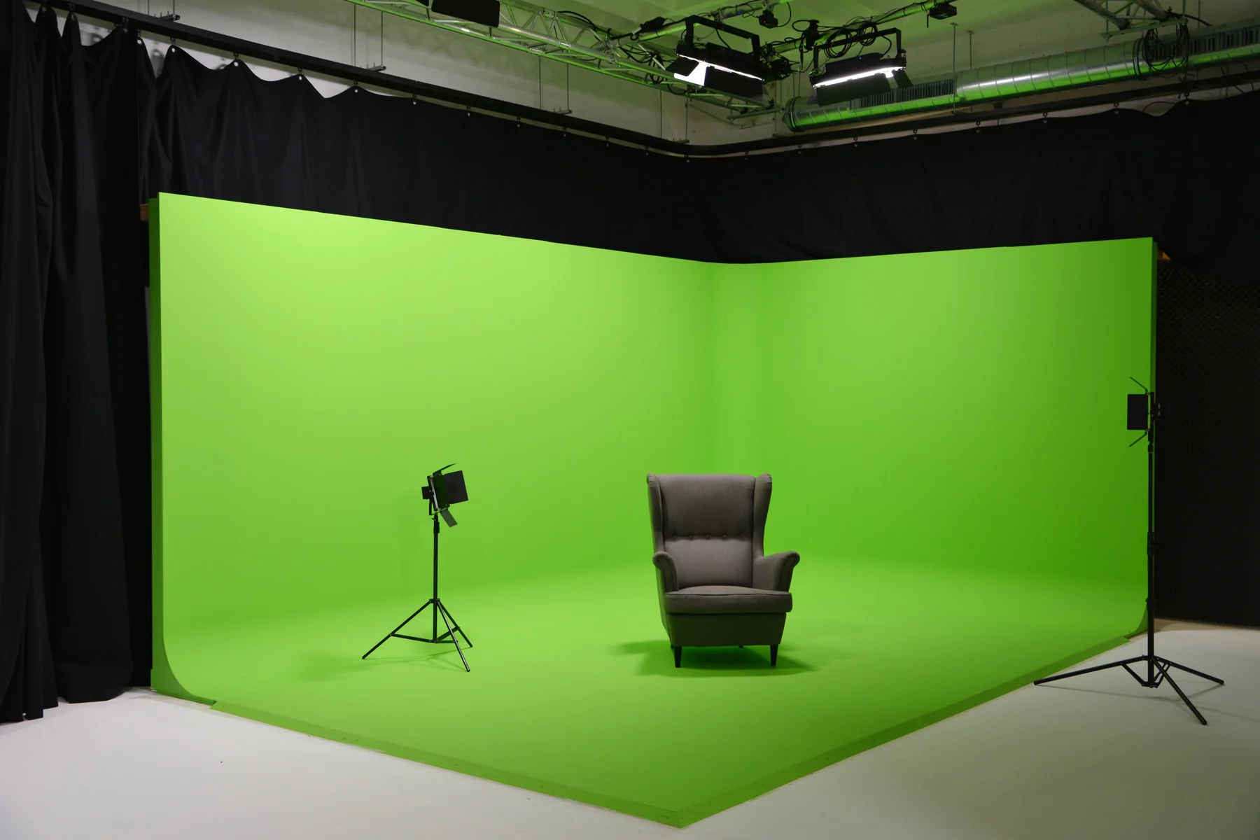 Greenscreen-Studio für Videokurse